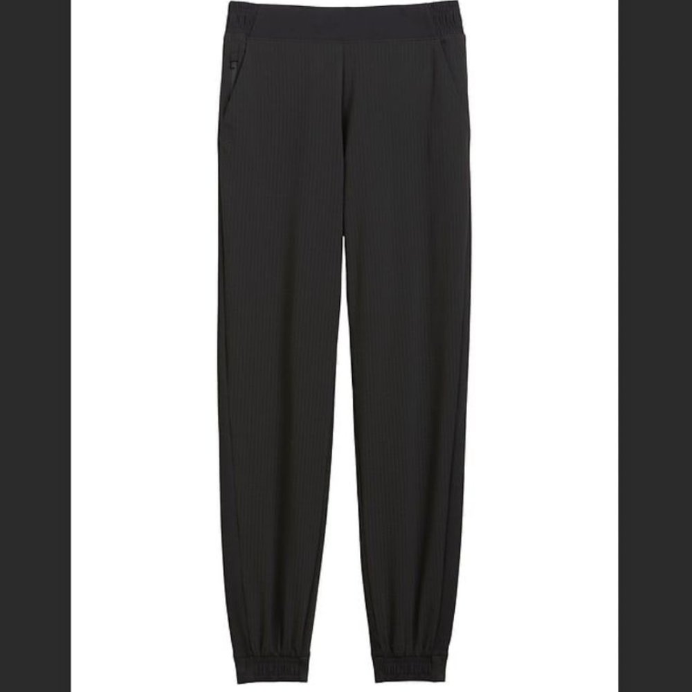Athleta Brooklyn Textured Jogger Black size 12P
